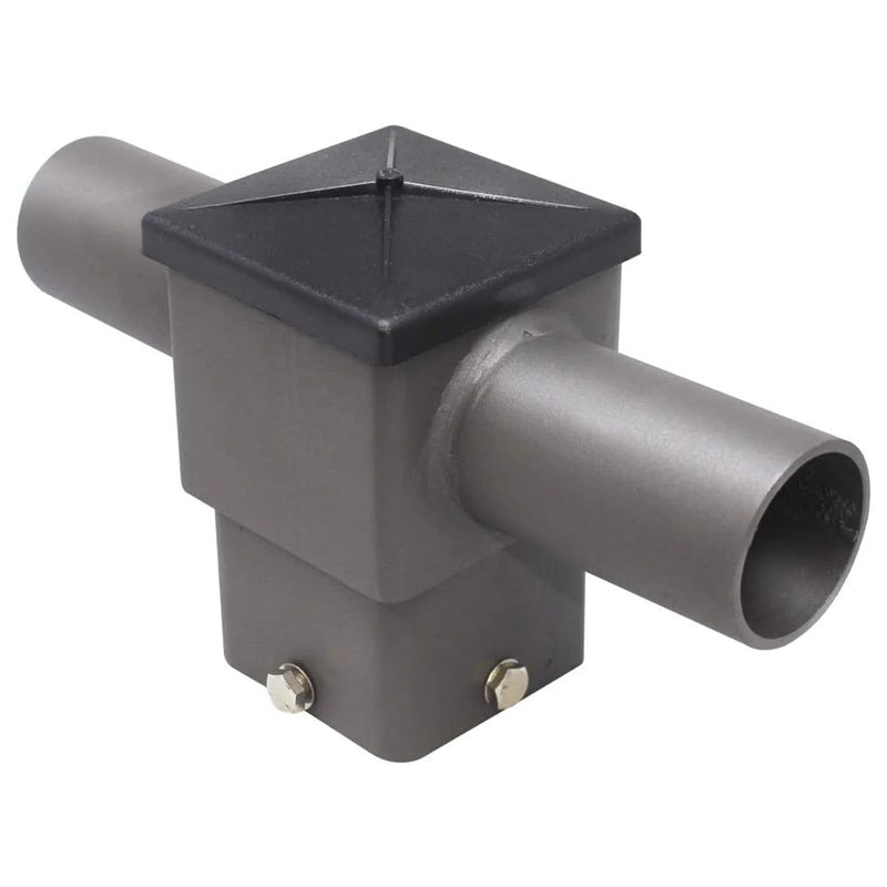 Tenon Adaptor - Twin Heads 180° for 4" Square Pole