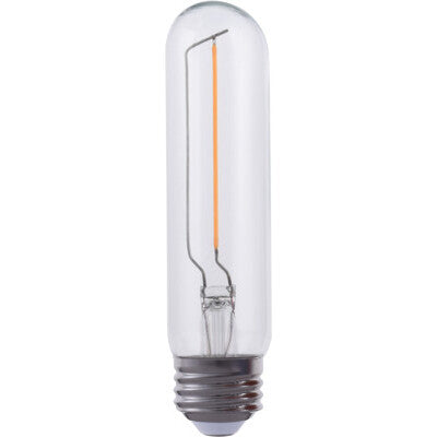 LED Advantage Filament T10 Bulb - 320 Deg - 2.5W - 250LM - E26 Base - Dimmable