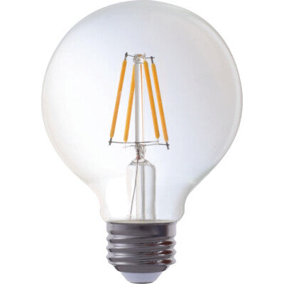 LED Advantage Filament G25 Bulb - 320 Deg - 4.5W - 470LM - E26 Base - Dimmable
