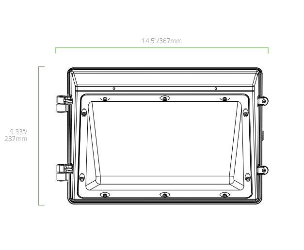 LED Wallpack - 71W - 9,900LM - 5000K