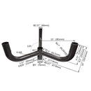 Bullhorn Bracket - Triple Heads 120°