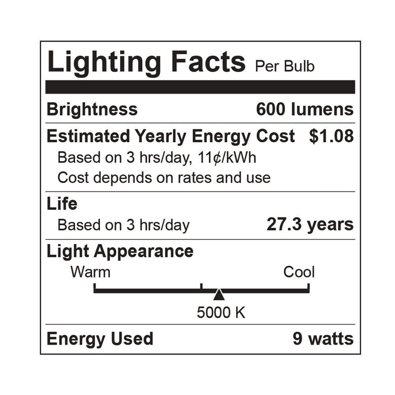 LED 4 inch Downlight - 9W - 600LM - 120V - 30/40/5000K