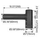 Spoke Bracket Tenon Adaptor - Single Head