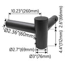 Spoke Bracket Tenon Adaptor - Dual Head 90°