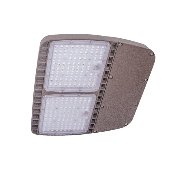 LED Parking Lot Light - 150 Watts - 24,300 LM - 4000K or 5000K - Medium - Bronze - LightingX.com