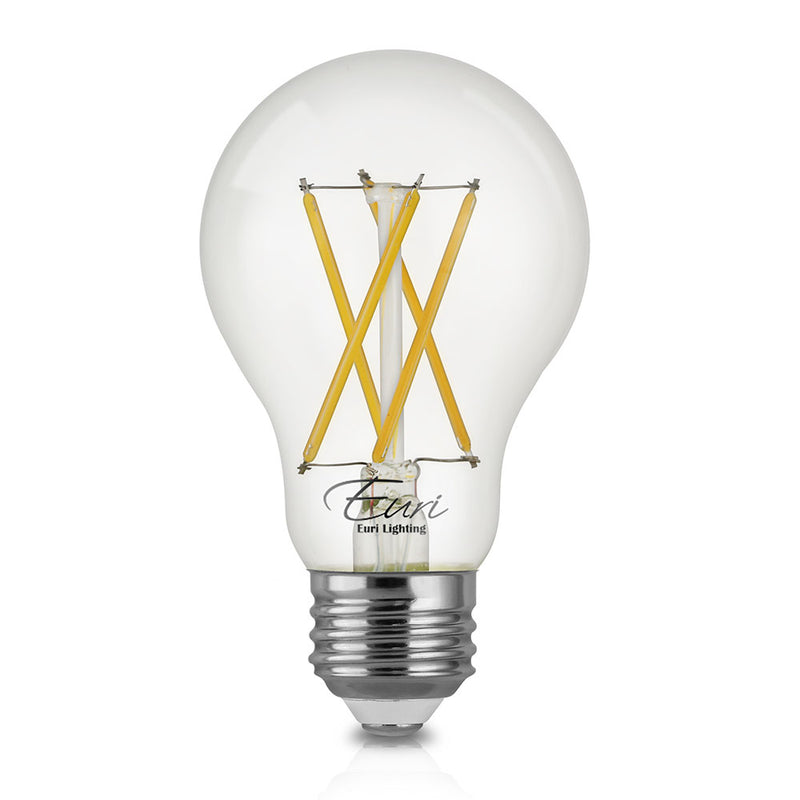 LED Filament A19 Lamps - 10W - 1,100LM - 120V - 3000K