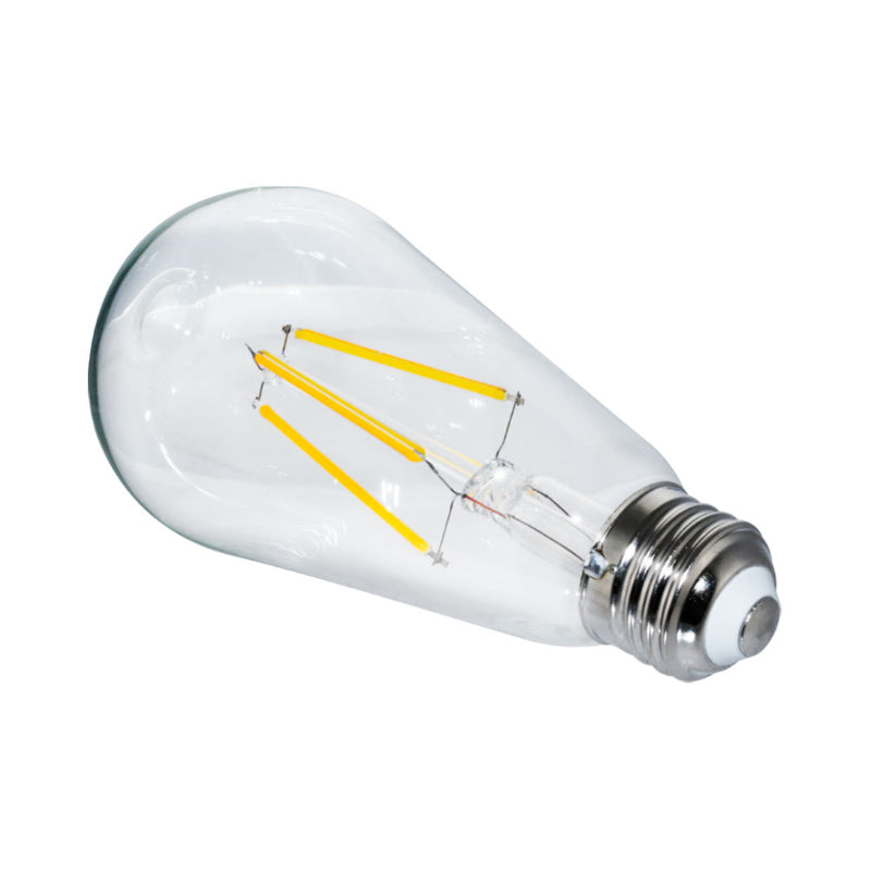 LED Filament ST19 Lamps - 7W - 800LM - 120V - 3000K